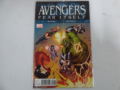 Marvel Avengers Fear Itself #15 Comic Book. A multi-coloured Marvel comic book, 'Avengers Fear 