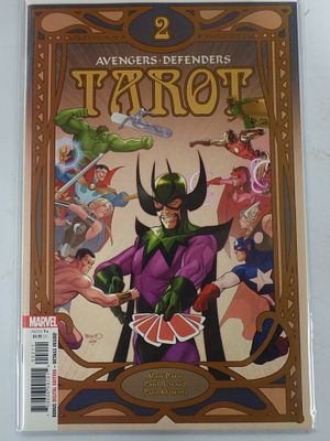 Marvel Comics Avengers Defenders Tarot #2 Comic Book. A Marvel comic book titled 'AVENGERS • 