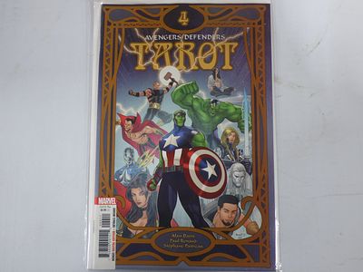 MARVEL AVENGERS / DEFENDERS TAROT Comic Book Issue #4. A single multicolor comic book, "AVENGERS 