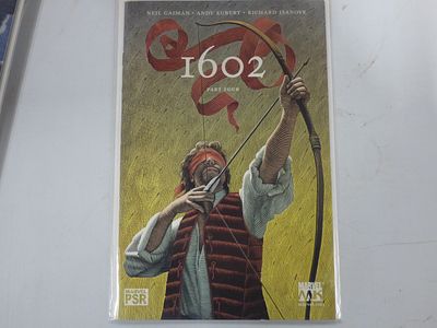 Marvel 1602 Part Four Comic Book. A comic book titled '1602 PART FOUR' by Neil Gaiman, Andy 
