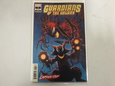 One Marvel Guardians of the Galaxy #7 Carnage-ized Variant Comic. A Marvel "Guardians of the 