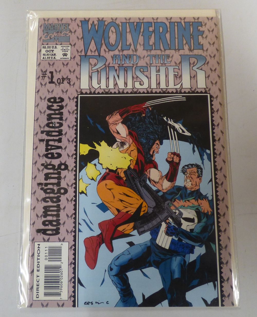 Lot 153: Marvel Comics Wolverine and The Punisher: Damaging Evidence #1