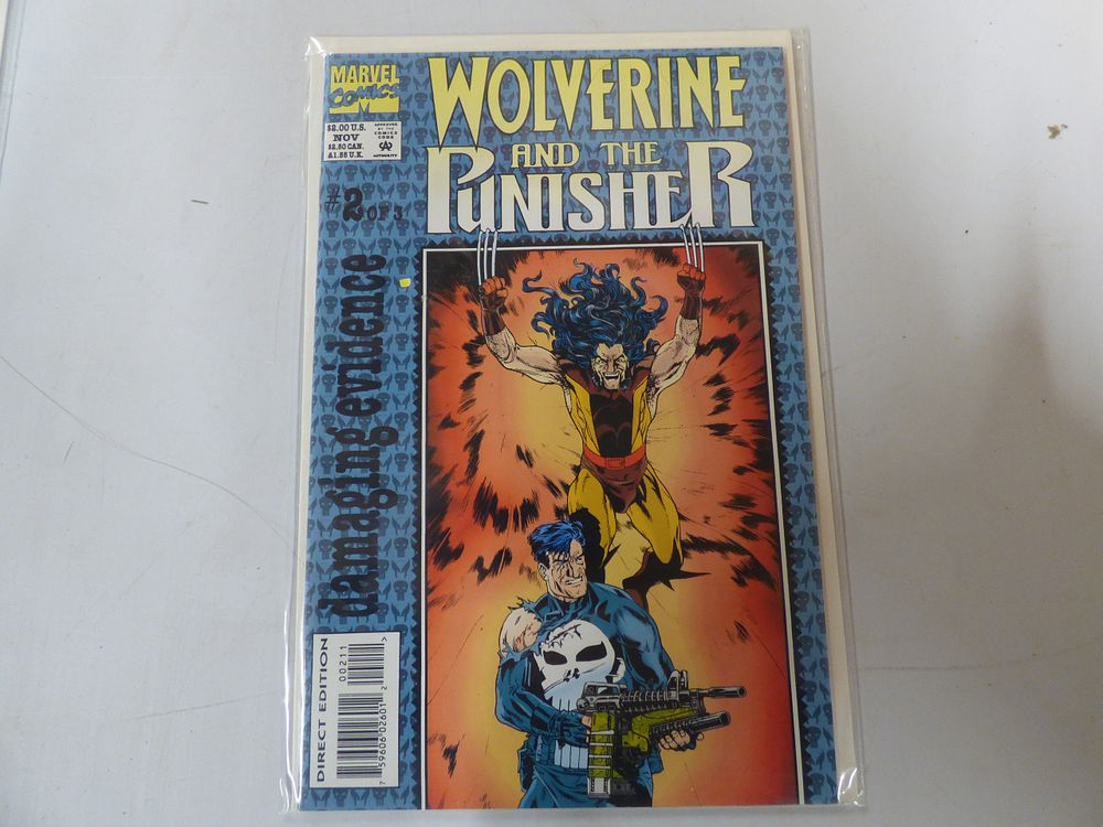 Lot 154: Marvel Comics Wolverine and The Punisher: Damaging Evidence #2 (1993)