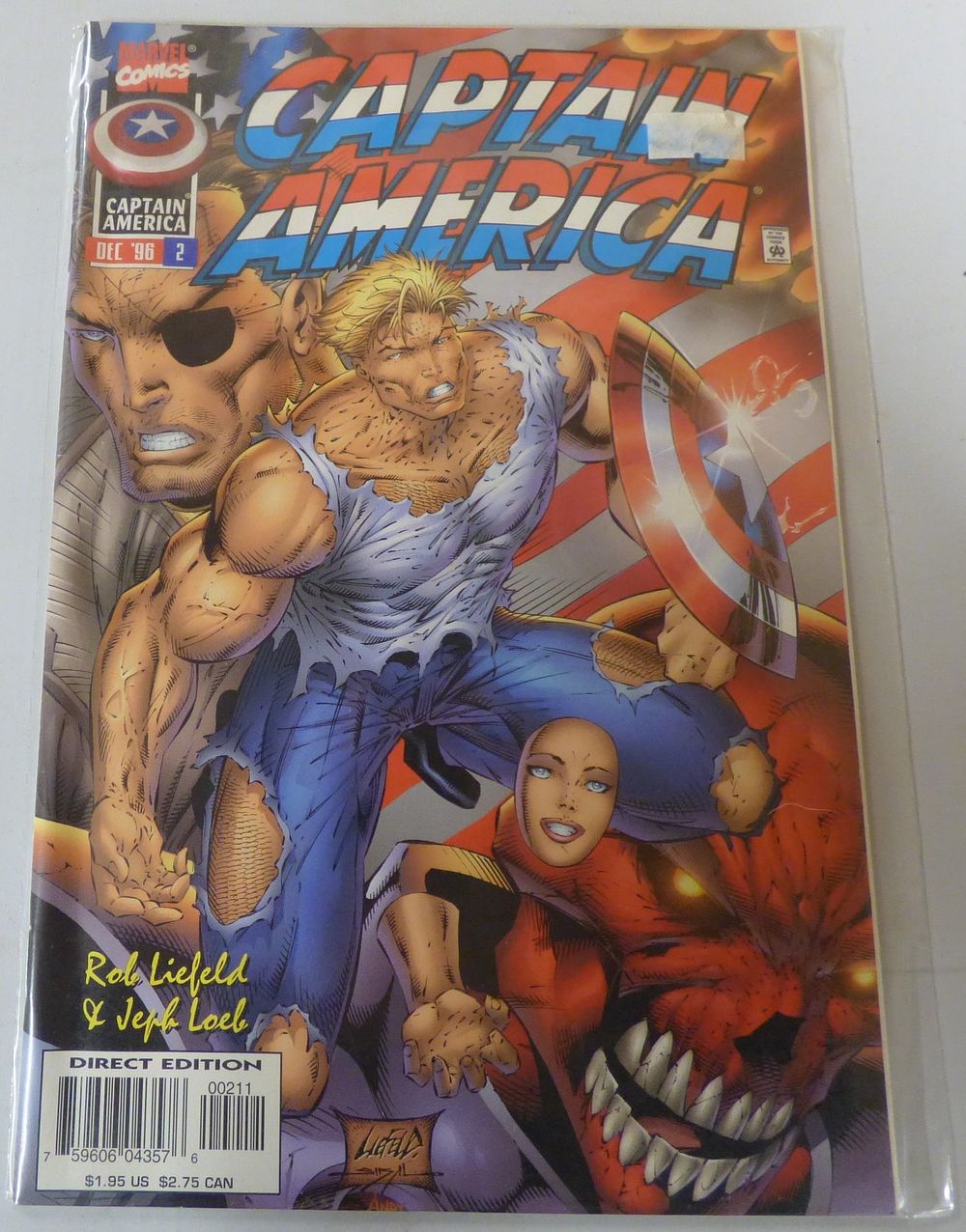Lot 158: Marvel Comics Captain America #2 Comic Book, December '96