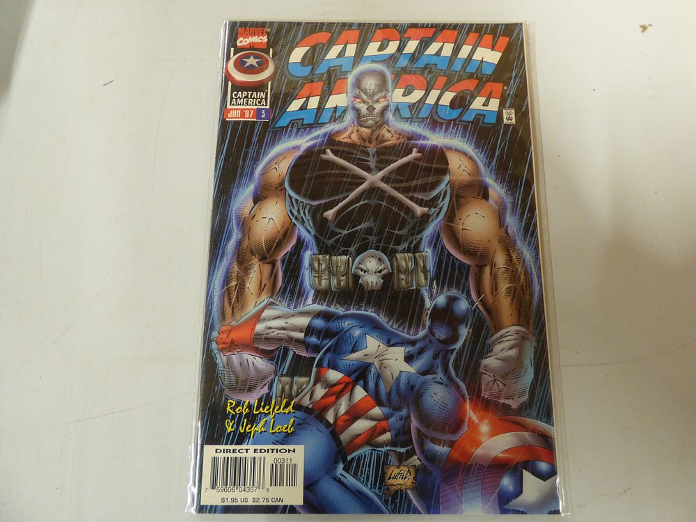 Lot 159: Marvel Comics Captain America #3 by Rob Liefeld, January 1997
