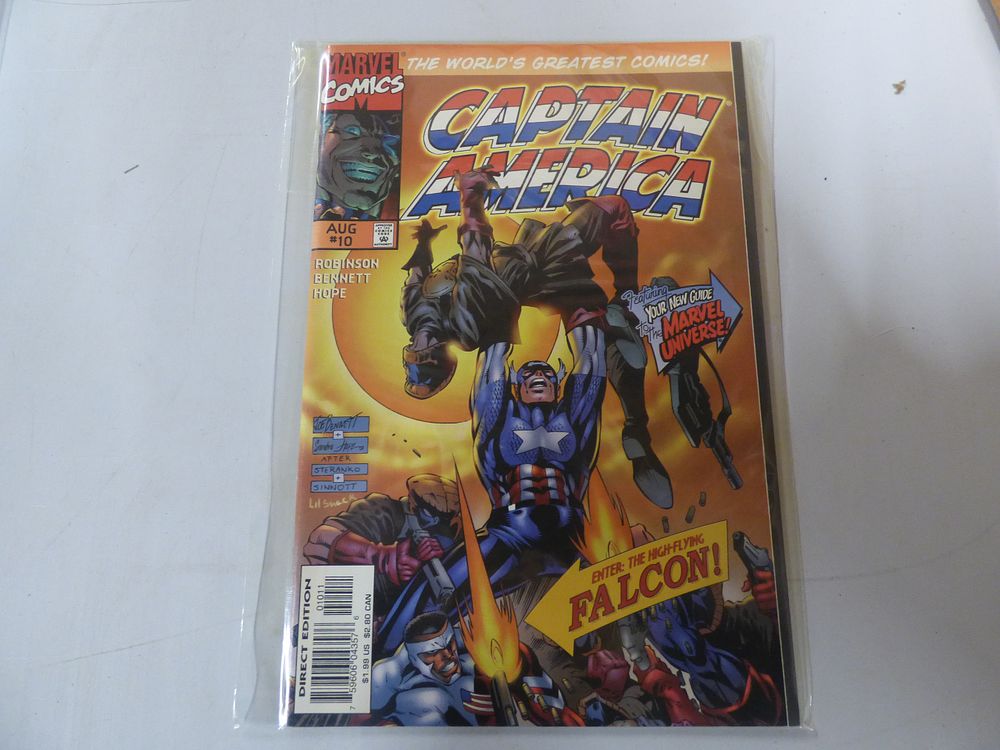 Lot 166: One Marvel Comics Captain America Issue #10, August 1997