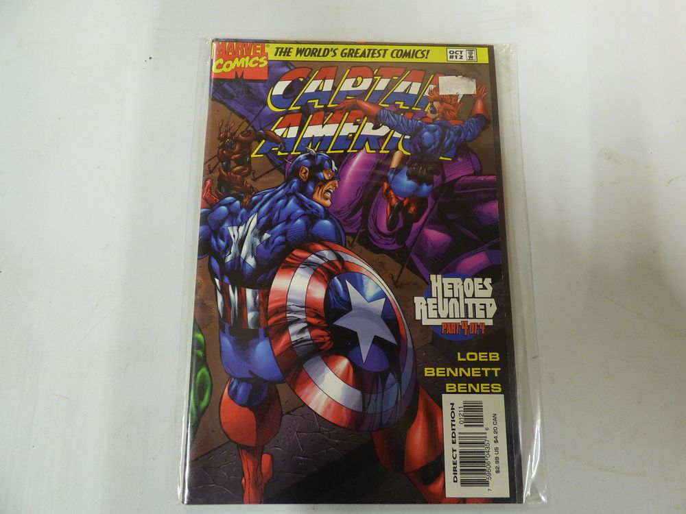Lot 168: A Marvel Comics Captain America #12 (1997) Comic Book