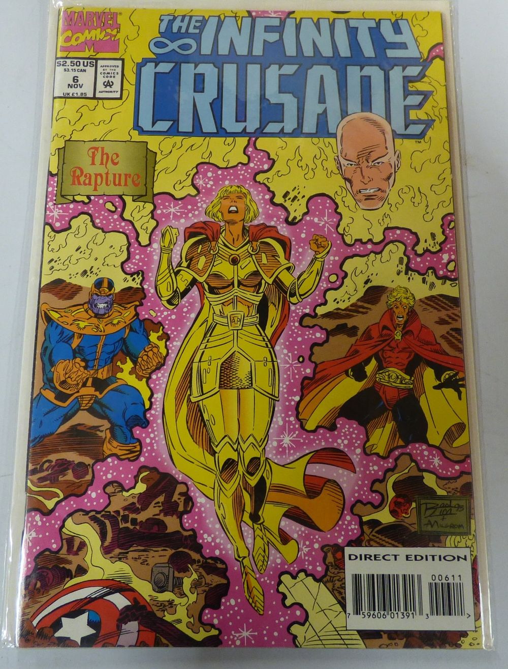 Lot 178: One Marvel Comics The Infinity Crusade #6 Comic Book