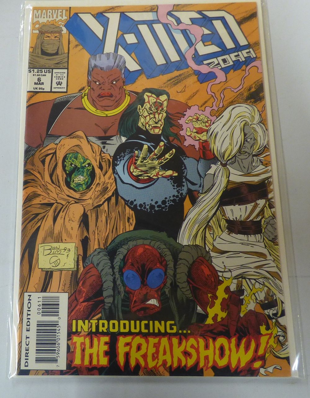 Lot 186: A Marvel Comics X-MEN 2099 Issue #6 Comic Book