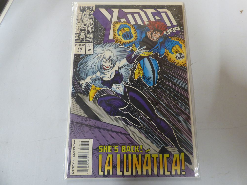 Lot 190: Marvel X-Men Comic Book #10, July 1990, Direct Edition