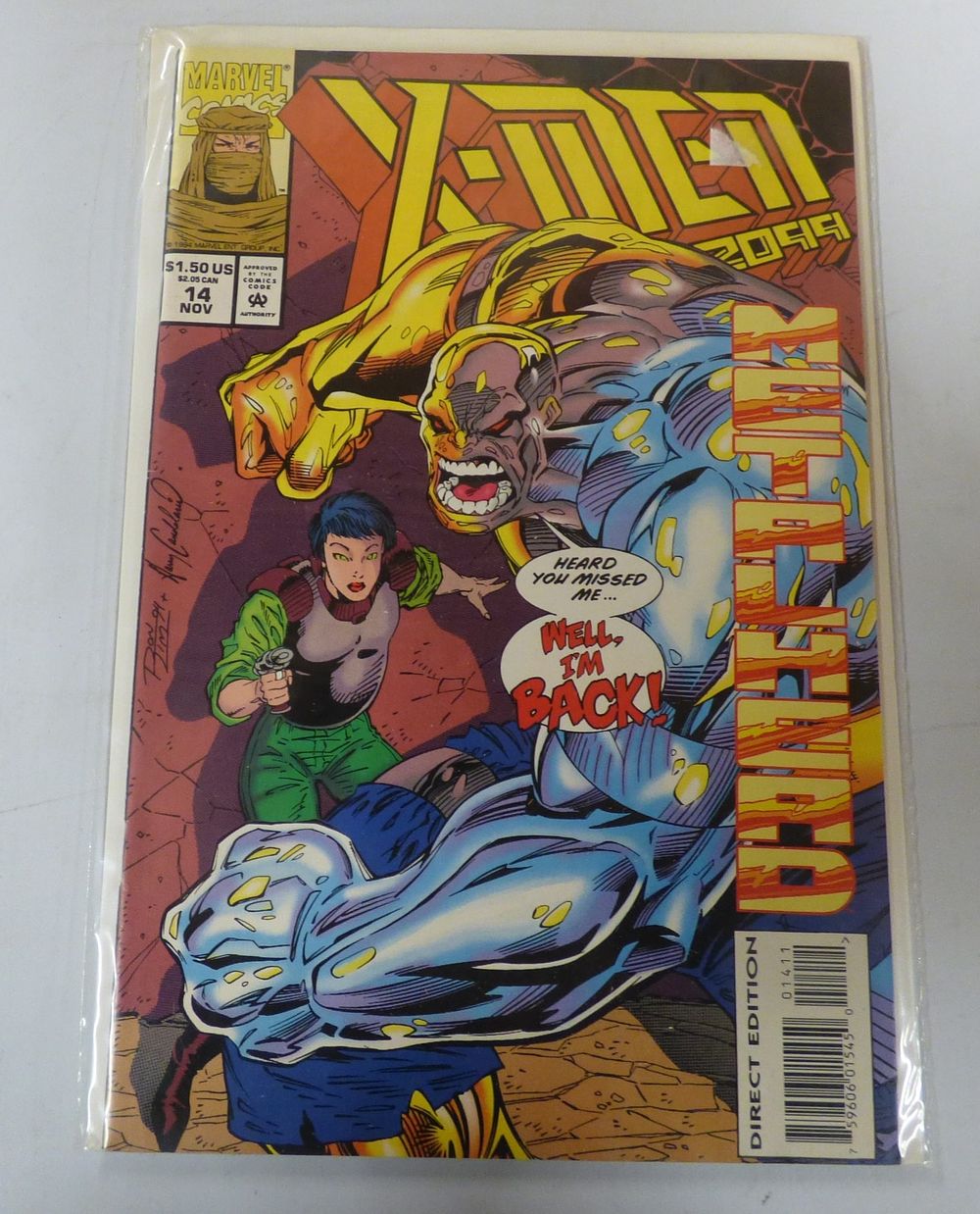 Lot 194: Marvel Comics X-Men 2099 #14 Meltdown Direct Edition