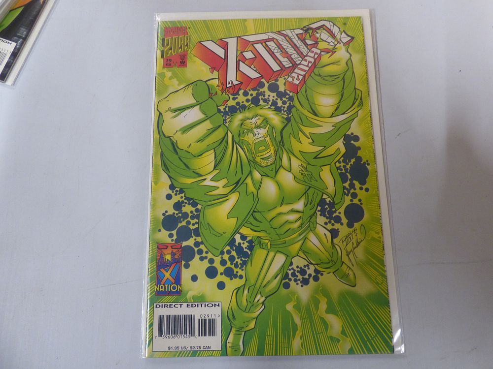 Lot 208: X-MEN 2099 #29 FEB Direct Edition Signed Comic Book