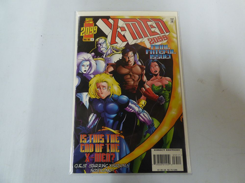 Lot 214: MARVEL Comics X-MEN 2099 Issue #35 August '96 Comic Book