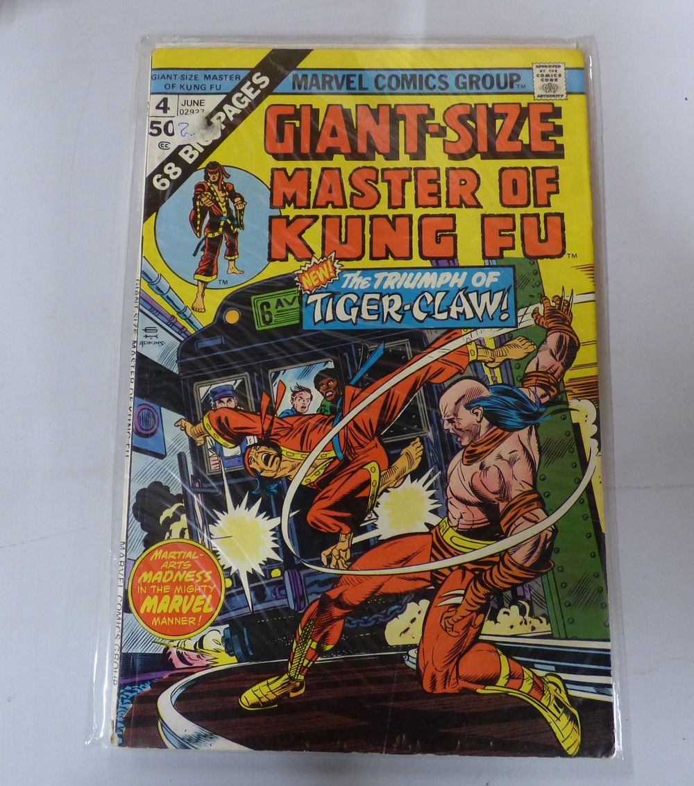Lot 219: Marvel Comics Group Giant-Size Master of Kung Fu #4