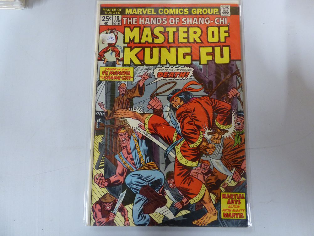 Lot 223: Master of Kung Fu #18 Marvel Comic Book