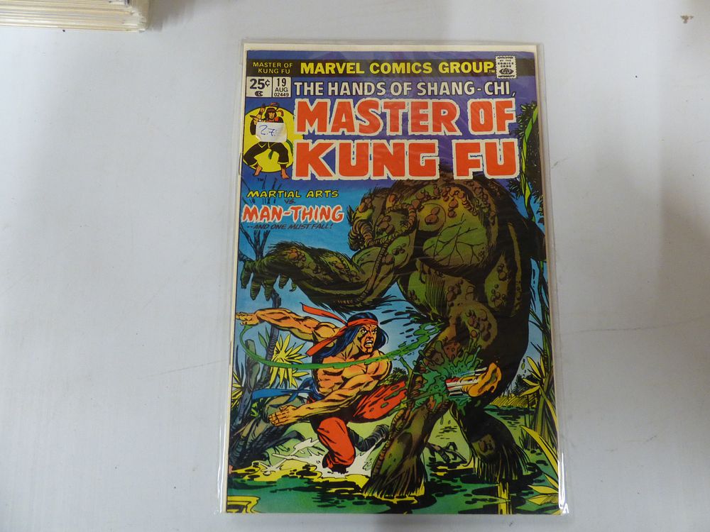 Lot 224: Marvel Comics Master of Kung Fu #19 Comic Book