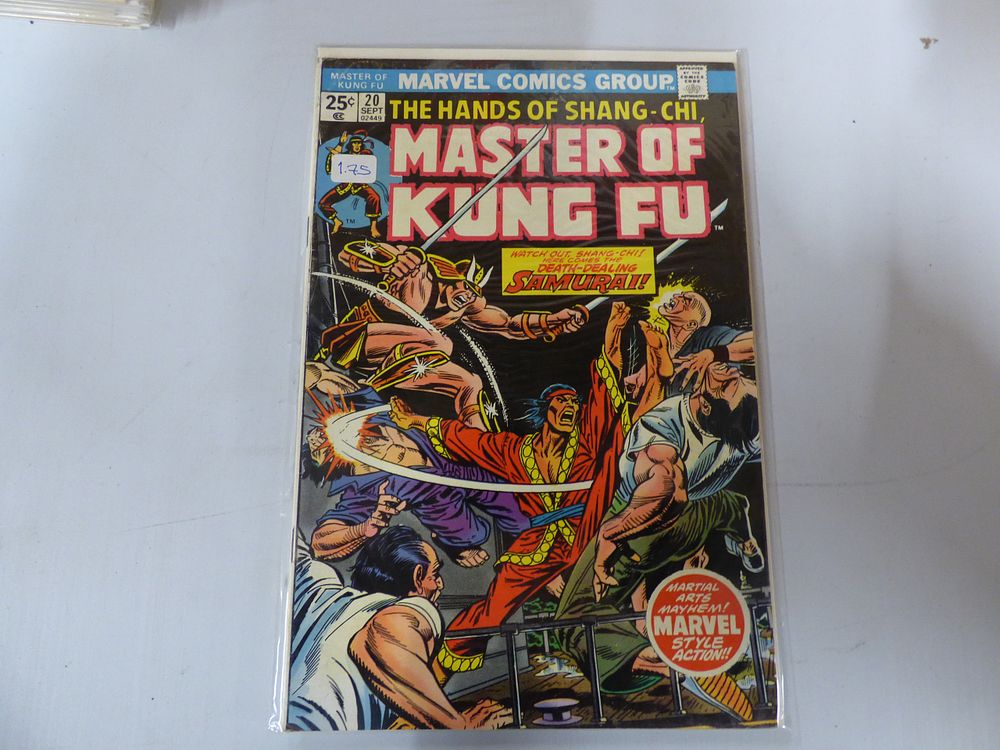 Lot 225: Marvel Comics Group Master of Kung Fu #20 Comic Book