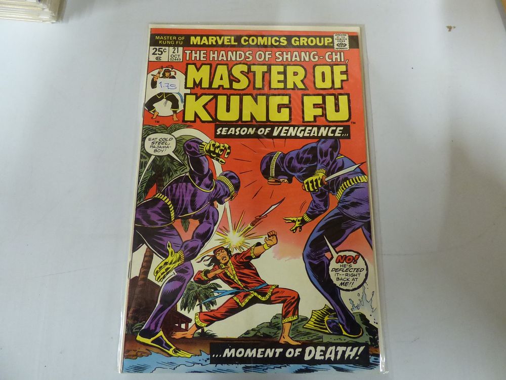 Lot 226: Marvel Comics Group Master of Kung Fu #21 Comic Book