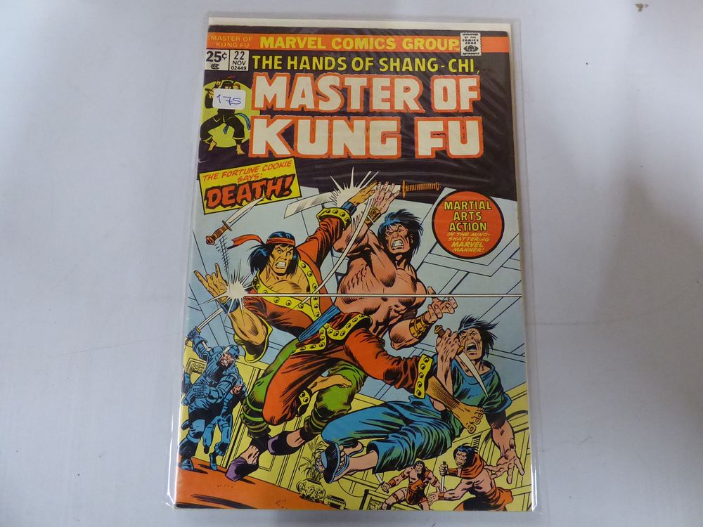 Lot 227: Marvel Comics Group Master of Kung Fu #22 Comic Book