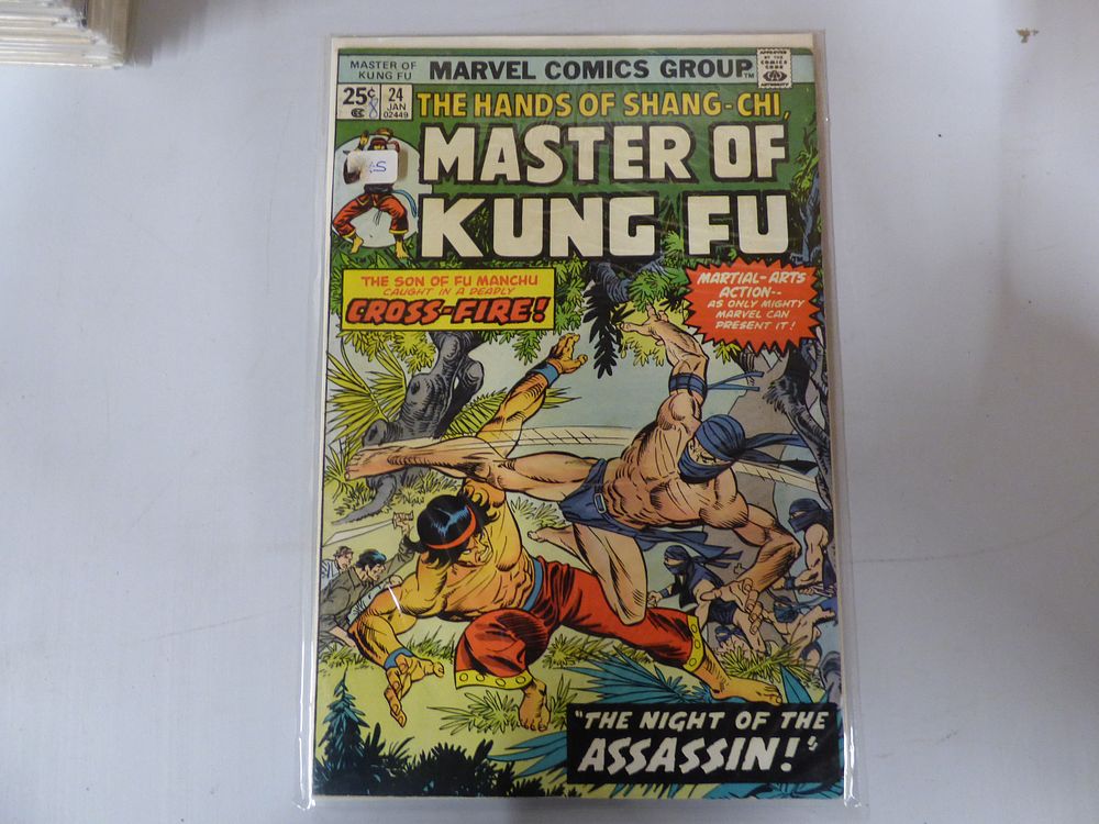 Lot 229: Master of Kung Fu #24 Marvel Comic Book Shang-Chi