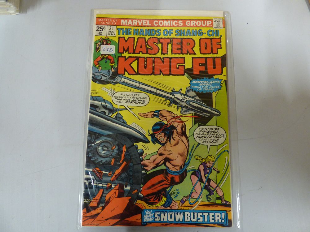 Lot 236: Marvel Comics Master of Kung Fu #31 (August 1975)