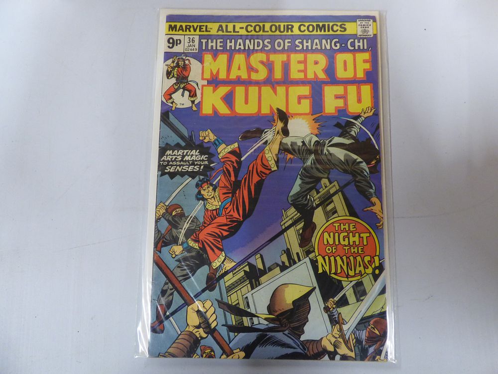Lot 240: Marvel Master of Kung Fu #36 Comic Book