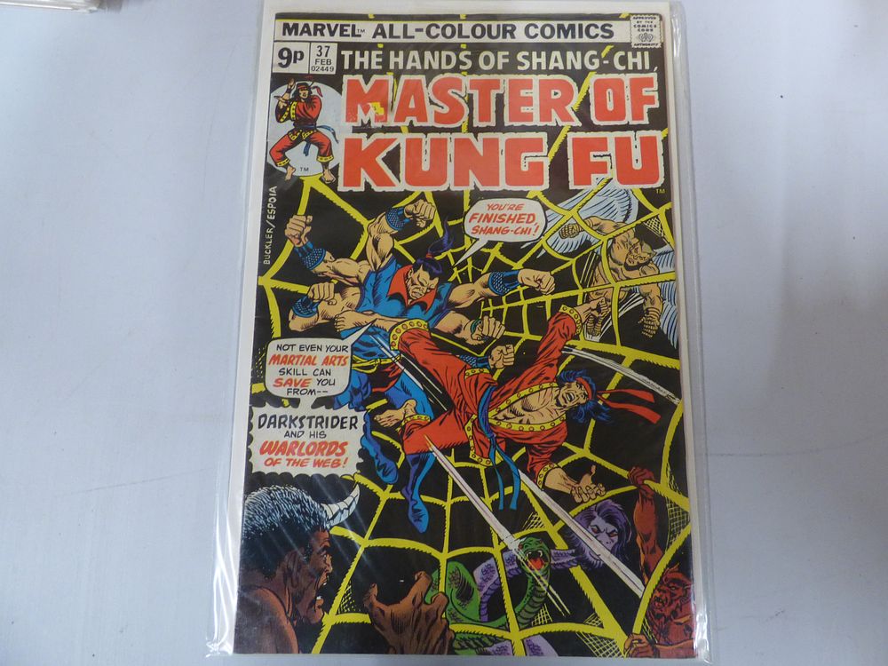Lot 241: Marvel Master of Kung Fu #37 Comic Book