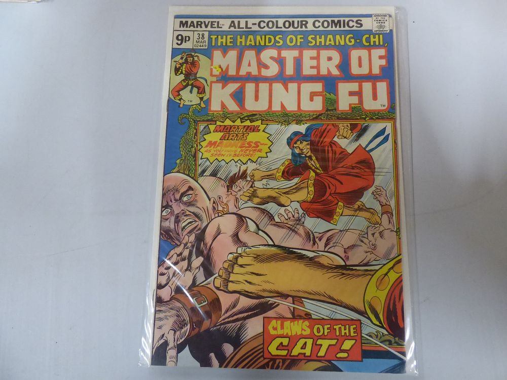 Lot 242: One Marvel Master of Kung Fu #38 Comic Book