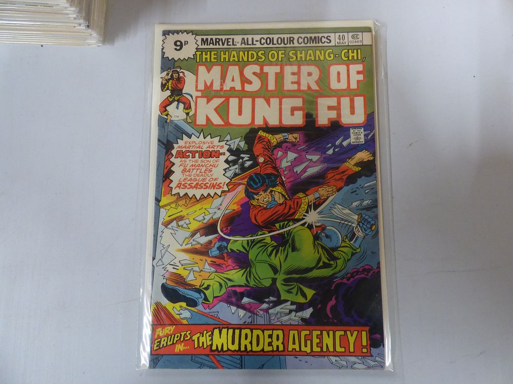 Lot 244: Marvel Master of Kung Fu #40 Comic Book