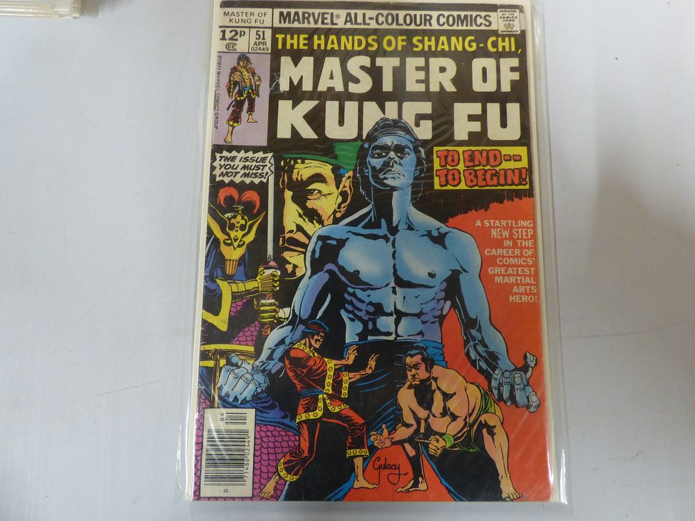 Lot 255: A Marvel All-Colour Comics Master of Kung Fu Issue #51 Comic Book