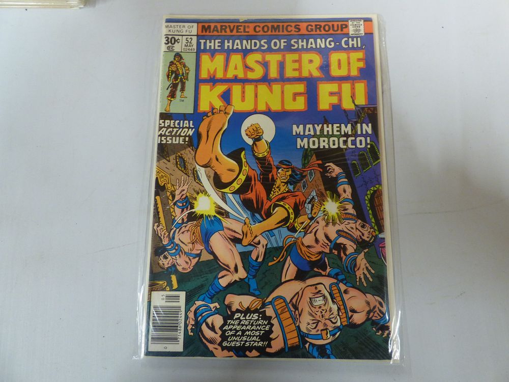 Lot 256: A Marvel Comics Group Master of Kung Fu #52 Comic Book