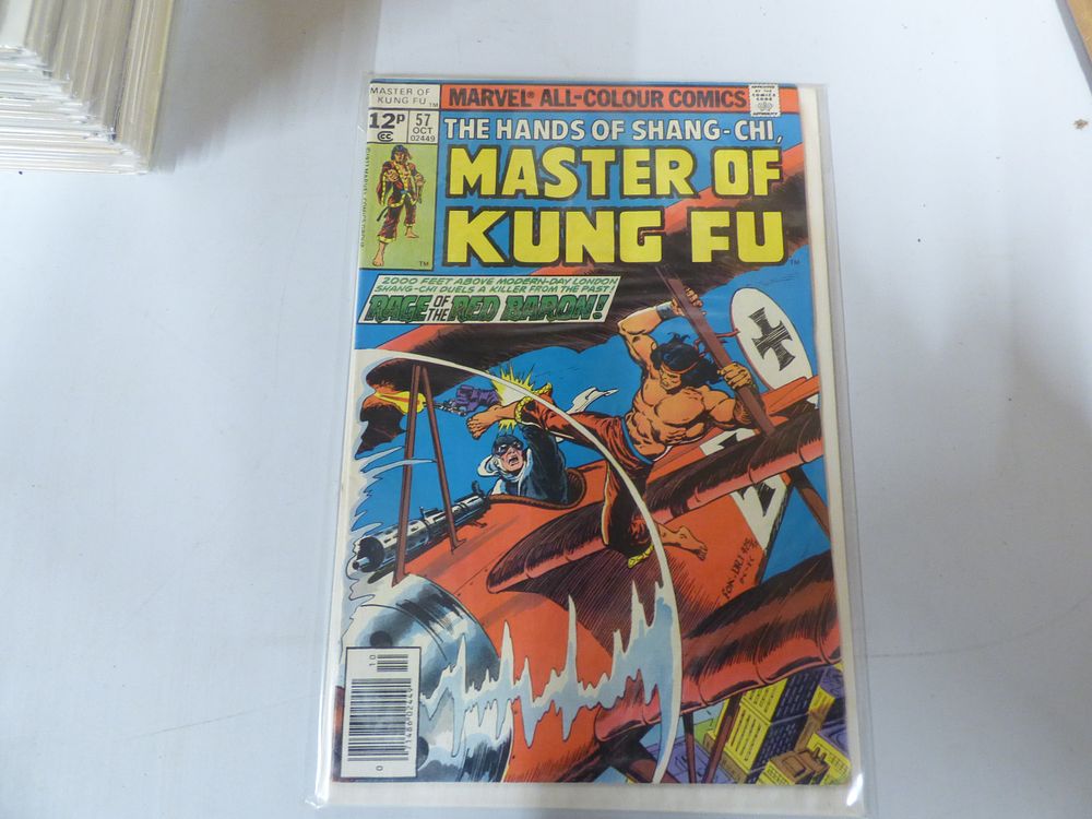 Lot 261: One Marvel All-Colour Comics Shang-Chi Master of Kung Fu #57