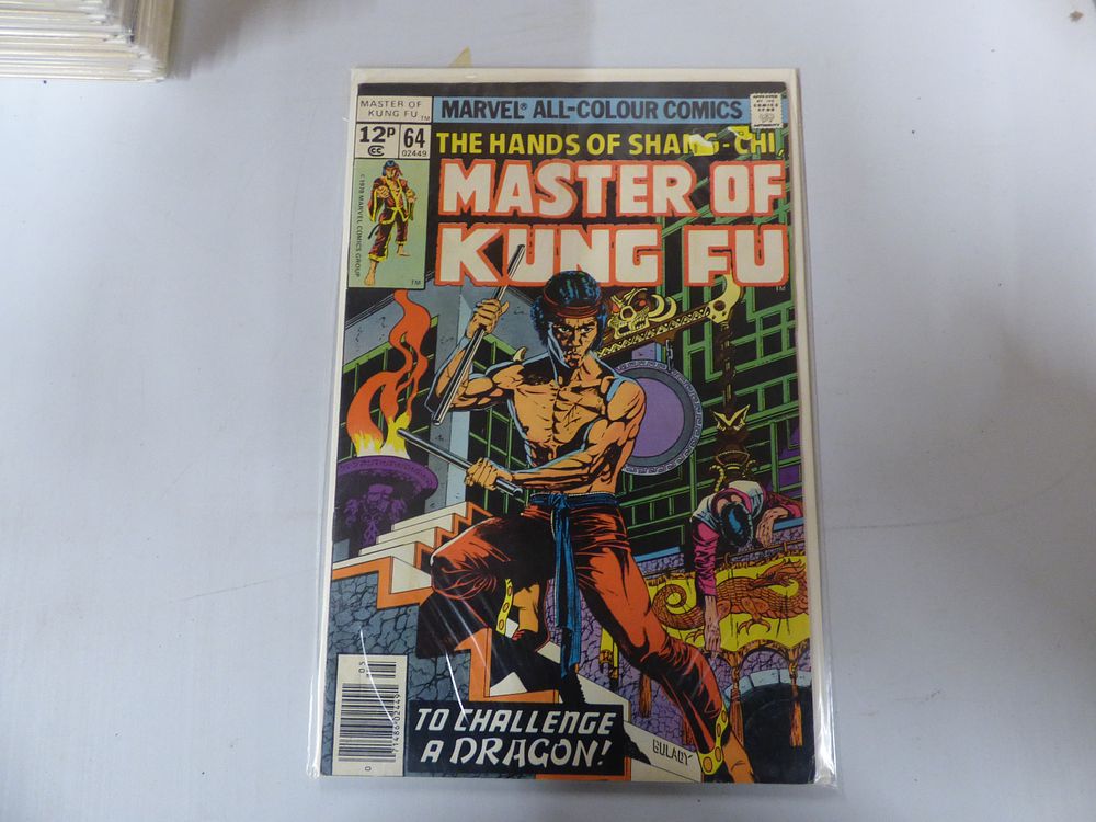 Lot 268: Marvel Master of Kung Fu Issue 64 Comic Book