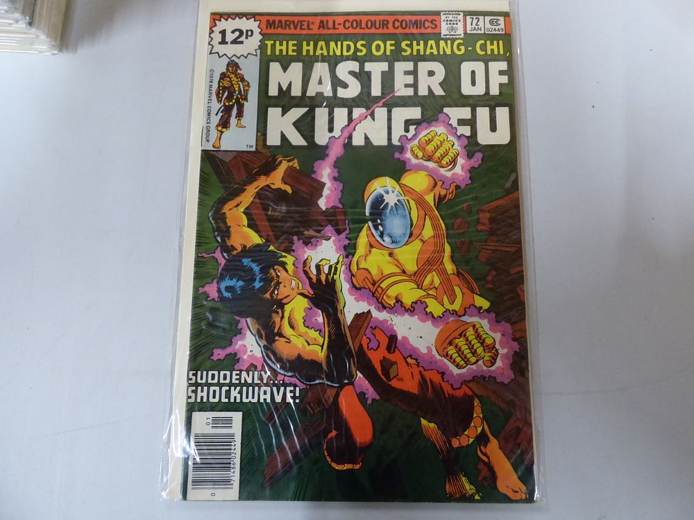Lot 276: Marvel All-Colour Master of Kung Fu #72 Comic