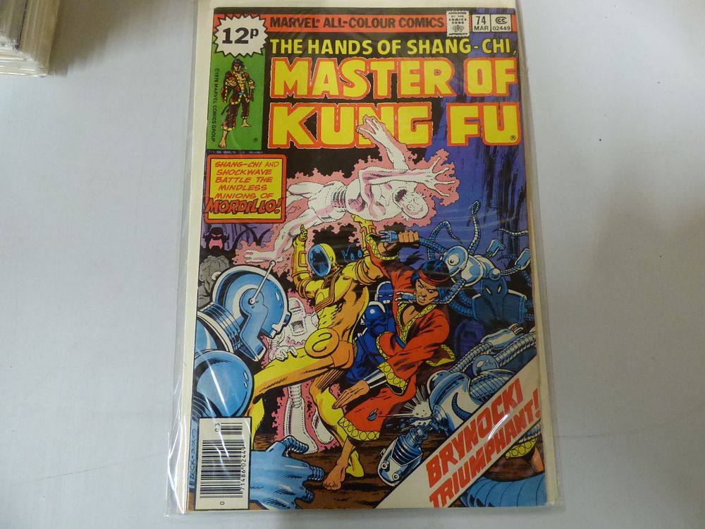 Lot 278: Marvel All-Colour Comics Master of Kung Fu #74