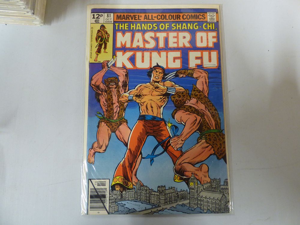 Lot 285: Marvel All-Colour Comics Master of Kung Fu #81