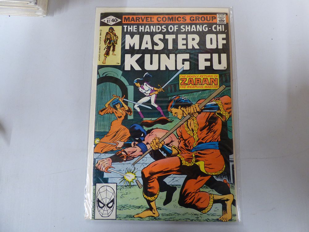 Lot 291: Marvel Comics Master of Kung Fu #87 Comic Book