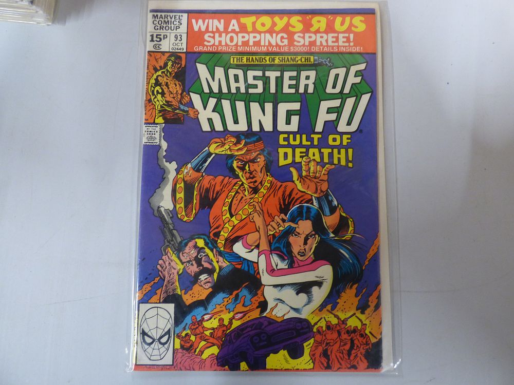 Lot 297: Marvel Comics Master of Kung Fu #93 Comic Book