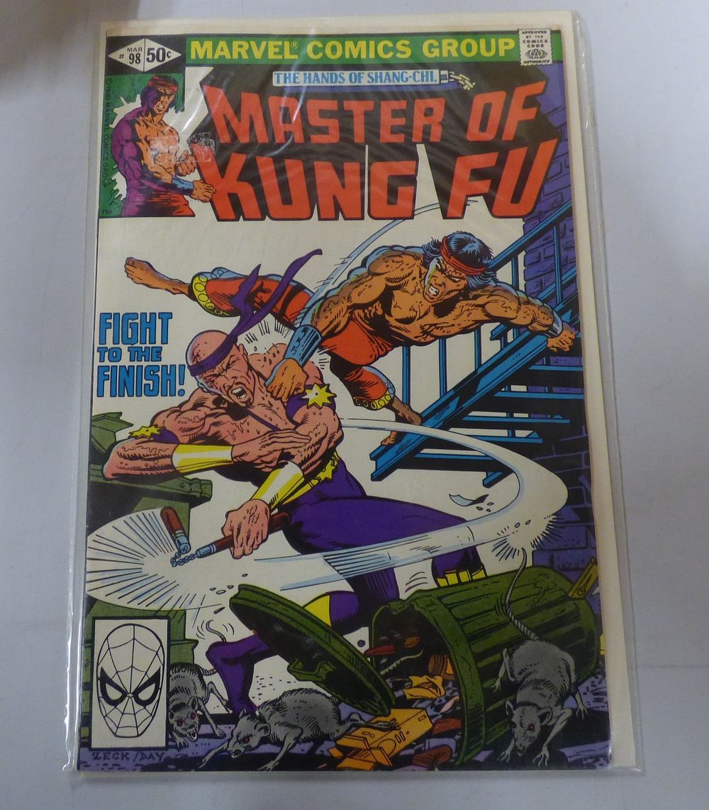 Lot 302: Marvel Comics Master of Kung Fu #98 Comic Book