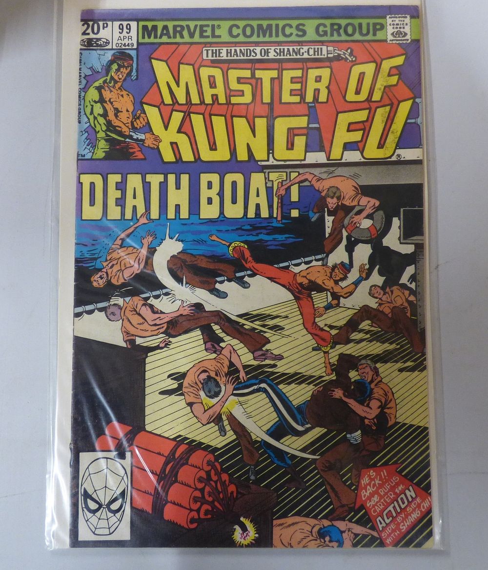 Lot 303: Marvel Comics Group Master of Kung-Fu #99 April Comic Book