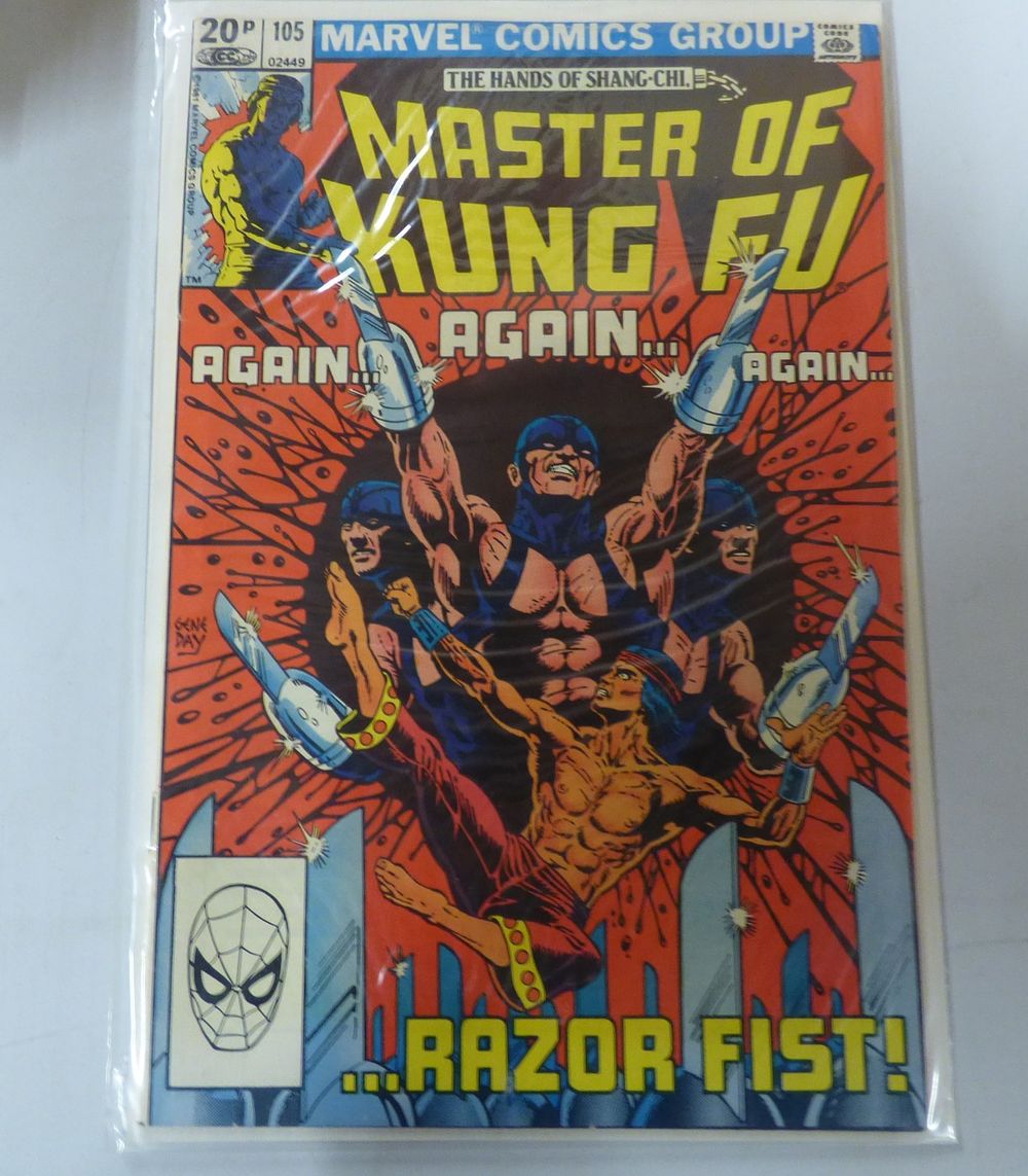 Lot 309: Marvel Master of Kung Fu #105 Comic Book, 1st Razor Fist