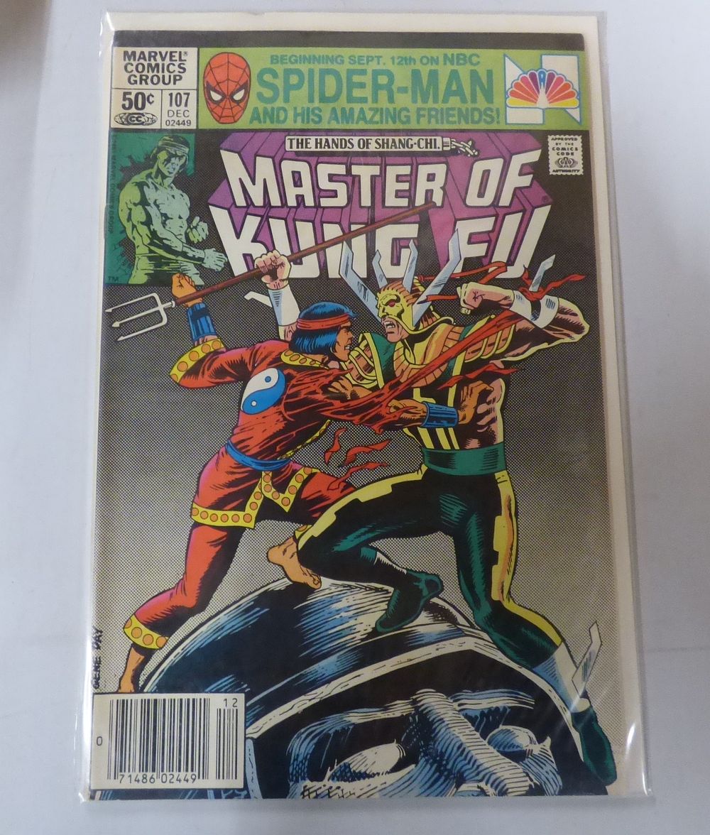 Lot 311: Marvel Comics Group Master of Kung Fu #107 Comic Book