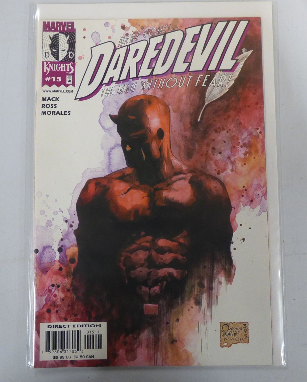 Lot 333: A Marvel Daredevil The Man Without Fear! #15 Comic Book