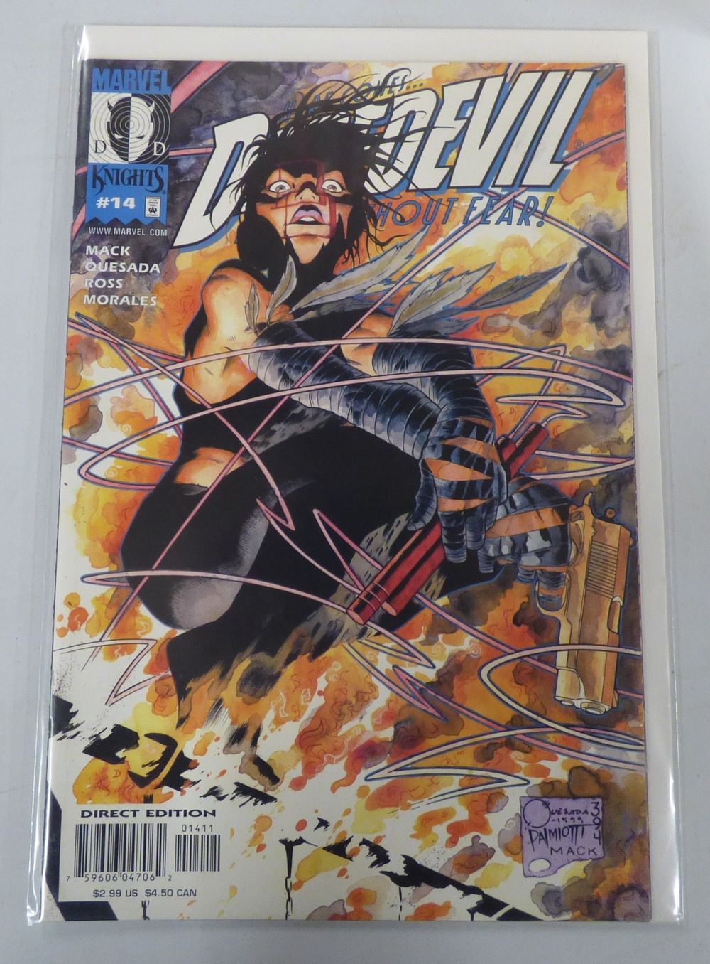 Lot 334: Marvel Daredevil D.D. Knights #14 Direct Edition Comic Book
