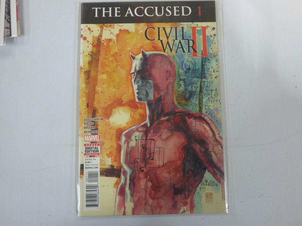 Lot 345: Marvel Comics The Accused 1 Civil War II Comic Book