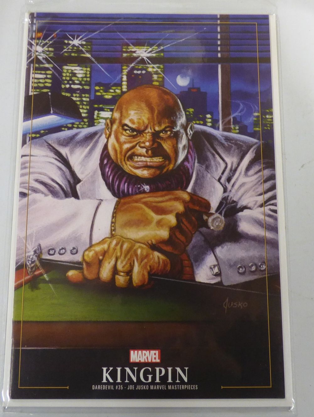 Lot 355: Joe Jusko Marvel Masterpieces Kingpin Daredevil #35 Art Print