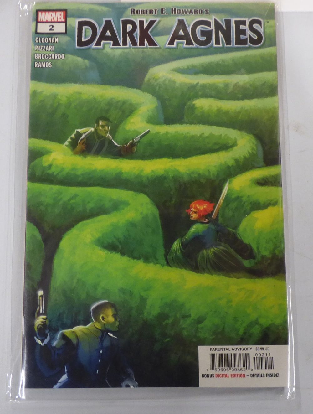 Lot 367: Robert E. Howard's Dark Agnes #2 Marvel Comic Book
