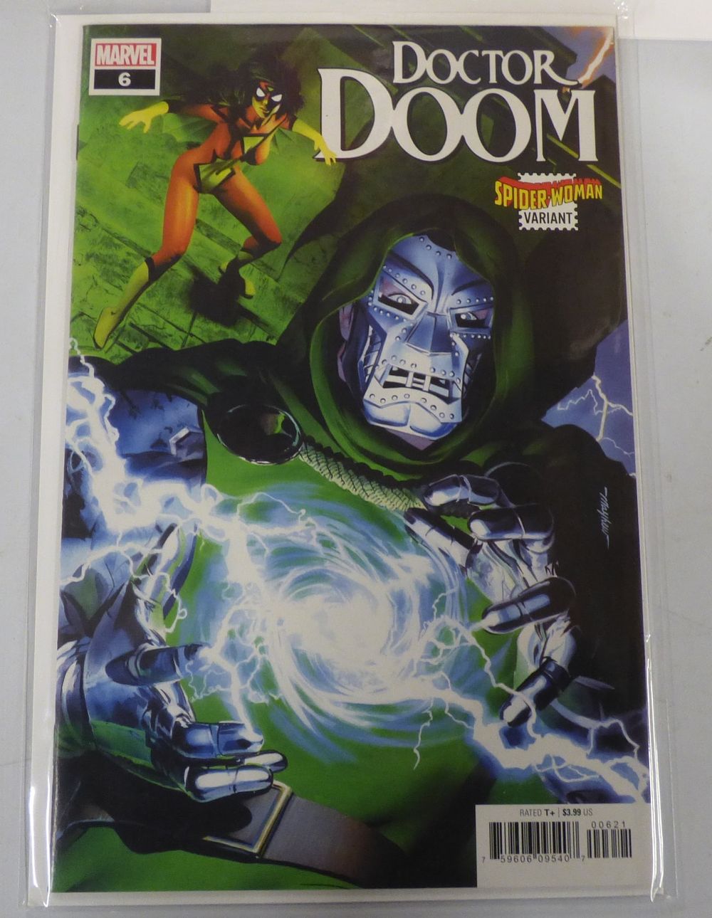 Lot 370: MARVEL DOCTOR DOOM #6 Spider-Woman Variant Comic Book