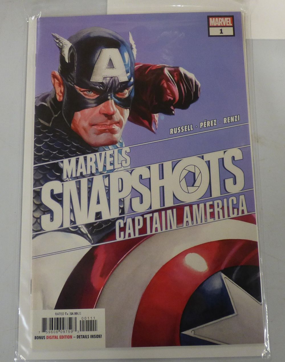Lot 374: One Marvel Comics Captain America Marvels Snapshot #1