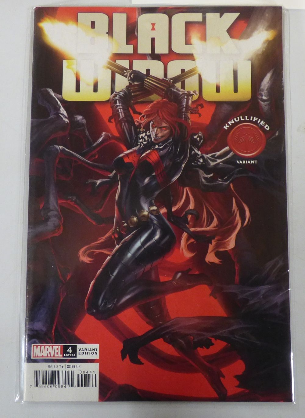 Lot 375: Marvel Black Widow #4 Knullified Variant Comic Book